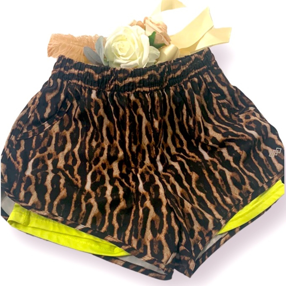 LEG3ND Cheetah Print Athletic Shorts!